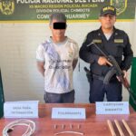 Detienen a sujeto con explosivos tras operativo en Huarmey
