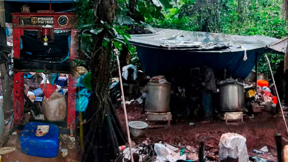 Laboratorios de cocaína en Ayacucho.