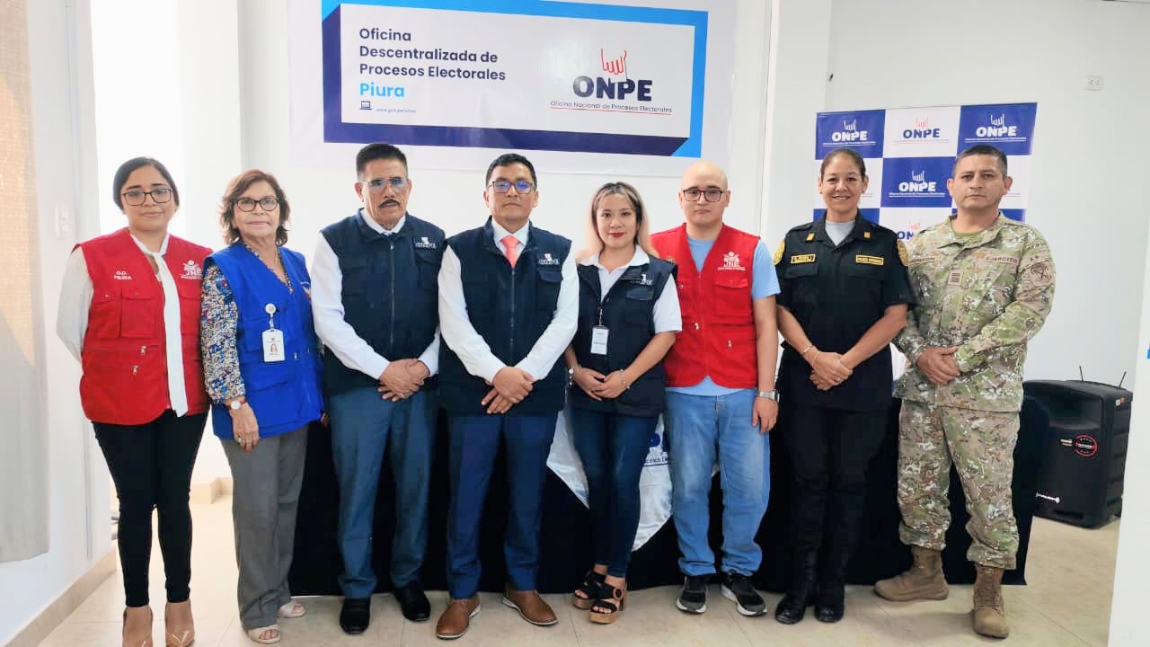 ONPE instala oficina en Piura para elecciones primarias 2026.