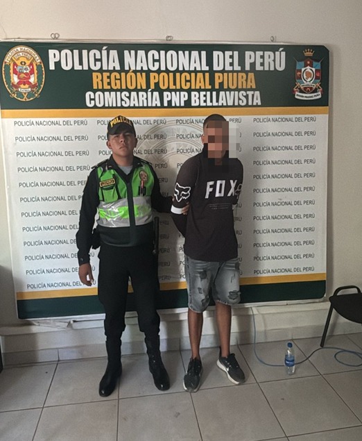Venezolano es capturado por el delito de extorsión en Sullana