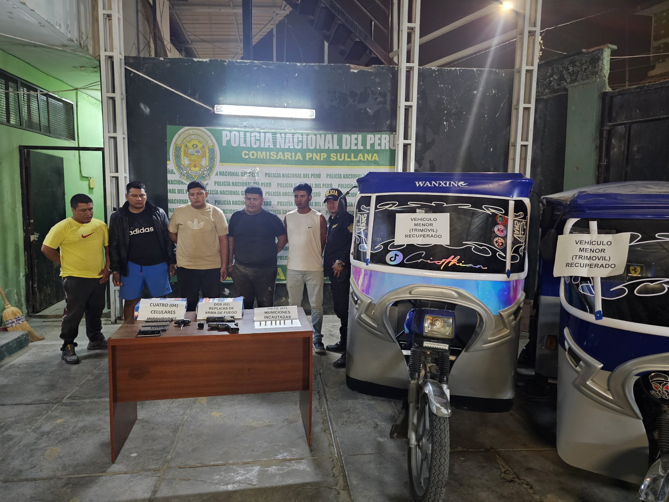 Presuntos integrantes de la banda