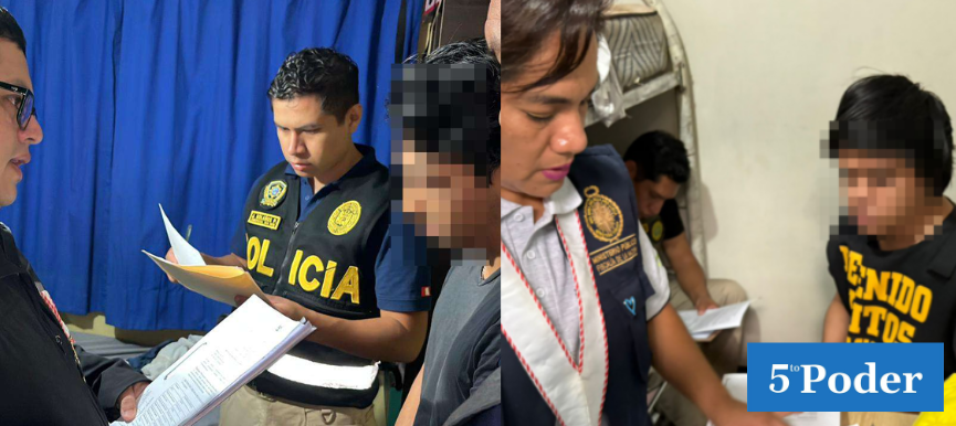 Caen tres implicados por producir y distribuir pornografía infantil en Lima y Piura.