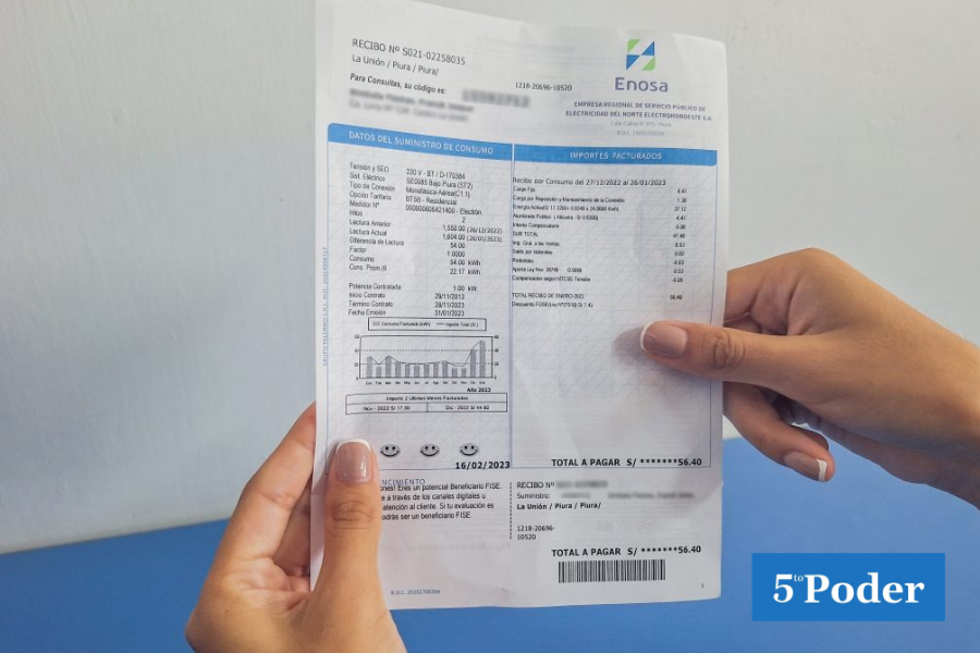 Aprende a leer tu historial de consumo de Enosa.