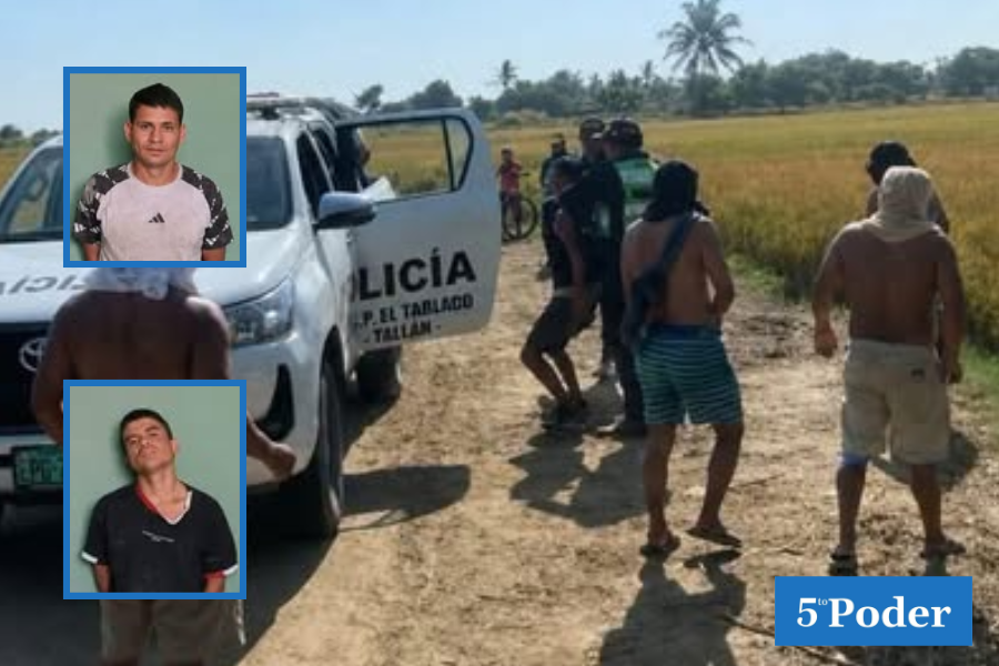 Capturan a dos presuntos asaltantes por robo de S/ 20 mil.