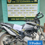 Policía recupera motocicleta hurtada en Piura