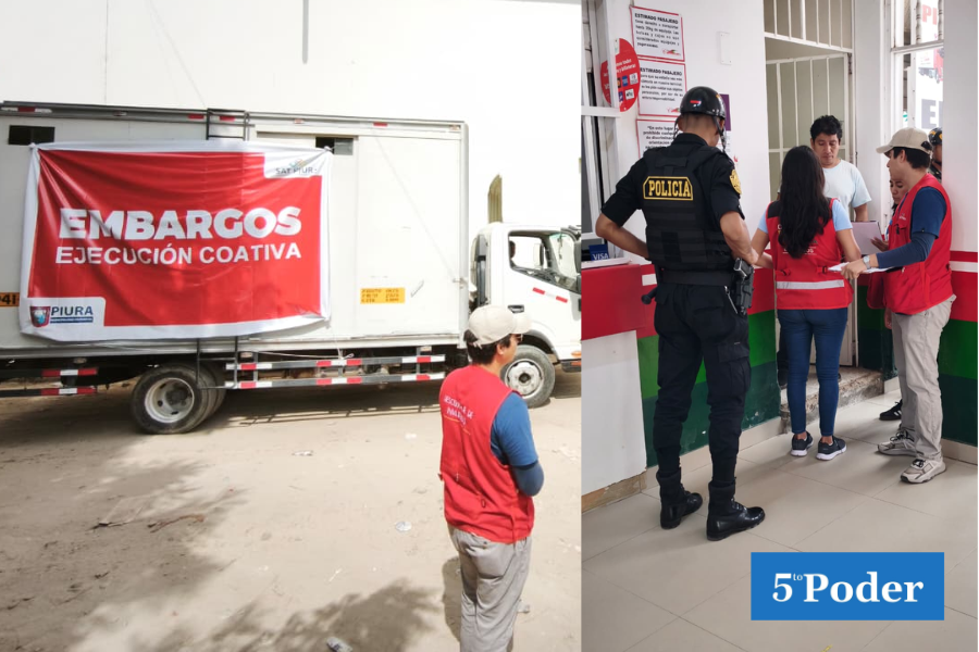 SAT Piura inicia embargos a morosos con deudas tributarias de más de S/ 184 mil.