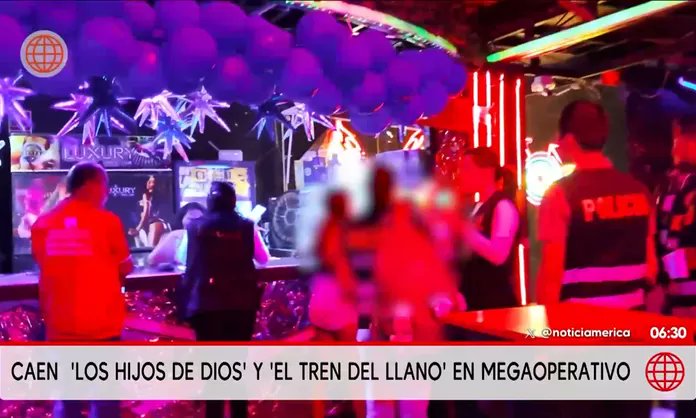 La PNP y Fiscalía desarticularon facciones del "Tren de Aragua" en Perú dedicadas a la trata de personas.